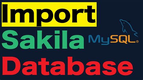 sakila database download|install mysql sample database.